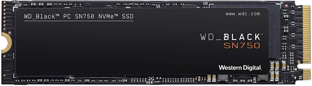 Western Digital 1TB SN750 NVMe Internal Gaming SSD Solid State Drive – Gen3 PCIe, M.2 2280, 3D NAND, Up to 3,470 MB/s – WDS100T3X0C