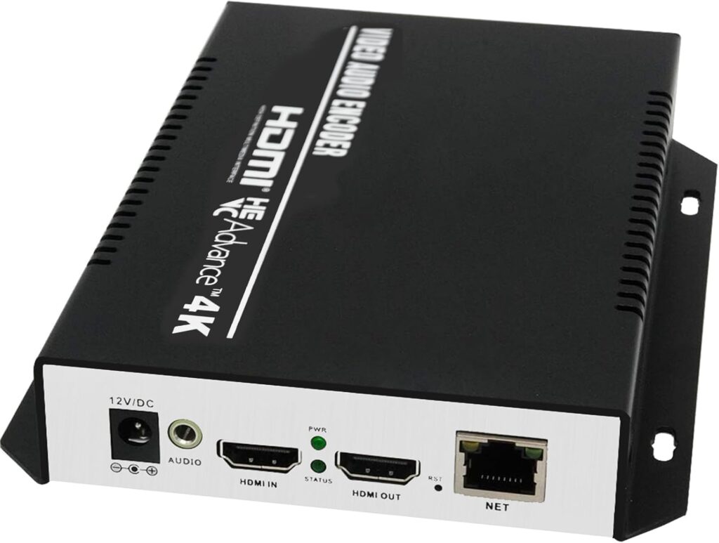 4K H264 MPEG4 Encoder with HDMI Loop-Out Support HTTP RTMP RTMPS RTSP FLS FLV Multicast HDMI Video Encoder