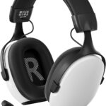 Gaming Headsets with Mic for Xbox,PS4,PS5,Switch,PC,7.1 Surround Sound Gmaing Headphones with Noise Cancelling Microphone,50MM Dynamic Drivers, 3.5MM Audio Jack-White