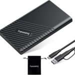 fanxiang 1TB External SSD, Portable Solid State External Hard Drive USB 3.2 Gen2x2, Up to 2000MB/s, USB-C External Storage for iPhone 15/Pro, PC, Laptop, Creators,Gaming Console – PS2000W