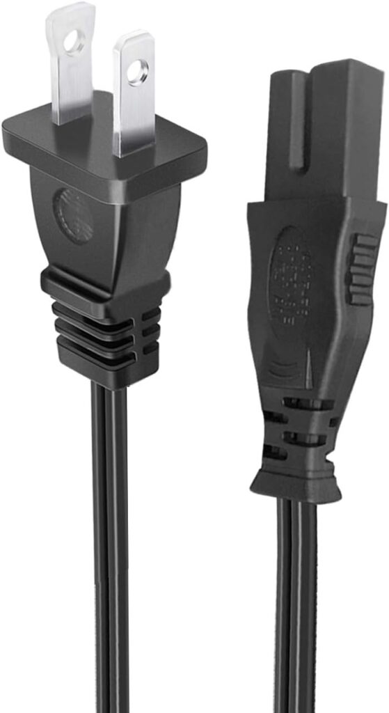 8.2ft Power Cord for Bose Acoustimass 10 Series IV III Home Theater System 300 Bass Module 321 Subwoofer AC 2 Prong Polarized Power Cord Cable Replacement