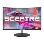 Sceptre Curved 27″ FHD 1080p 75Hz LED Monitor HDMI VGA Build-In Speakers, EDGE-LESS Metal Black 2019 (C275W-1920RN)
