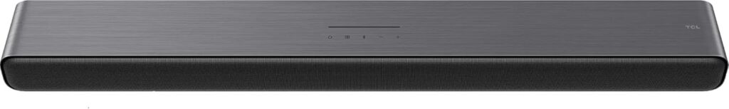 TCL S4BH S Class 2.0 Channel Sound Bar with Dolby Atmos, DTS Virtual:X, and Bluetooth Music Streaming, 100 watts, HDMI eARC & Digital Optical Audio, Ai Sonic Auto Room Calibration (Renewed)