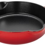 STAUB Cast Iron 8.5-inch Traditional Deep Skillet – Cherry