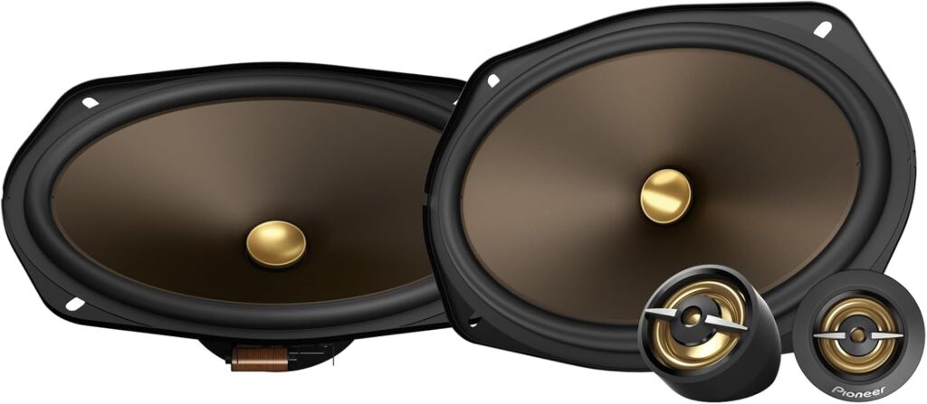 PIONEER A-Series MAX TS-A693CH 6” x 9” 2-Way Speakers (Pair) – 460W Max, Balanced Sound + Smooth Treble, Enhanced Bass, Ideal Factory Upgrade, Installation Adaptors Included
