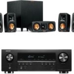 Klipsch Reference Theater Pack 5.1-Channel Speaker System + AVR-S770H 75W 7.2-Channel 8K Network AV Receiver with HEOS