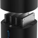 SABRENT USB 3.0 4-Bay 2.5” SATA SSD and HDD Docking Station with Cooling Fan, Tool-Free, Supports Up to 4X 16TB, 5Gbps Transfer, for SATA 2.5” SSD/HDD (Up to 12.5mm), USB 3.0 Compatible – (DS-4SSD)