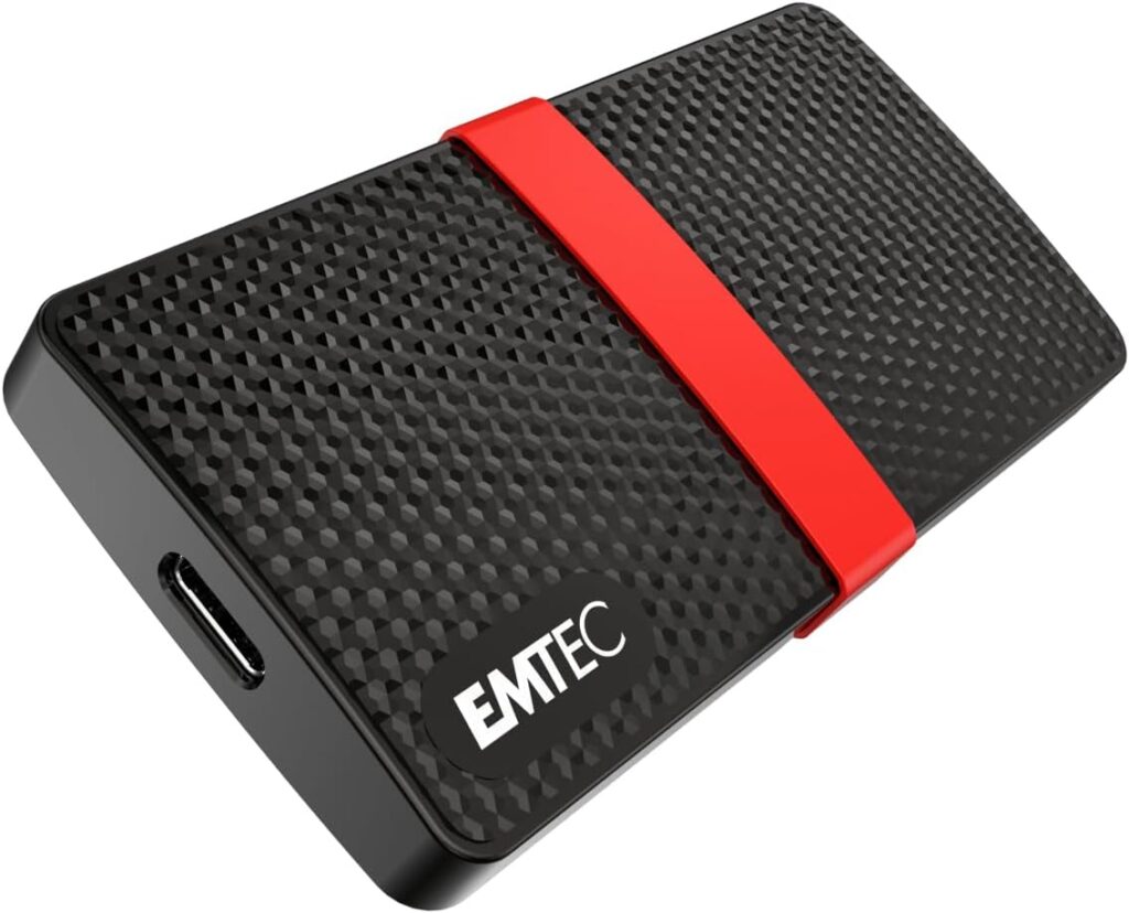 Emtec ECSSD2TX200 – Portable Solid State Drive – 3.1 Gen1 – X200 Power Plus Collection – 3D NAND – 2 Tera