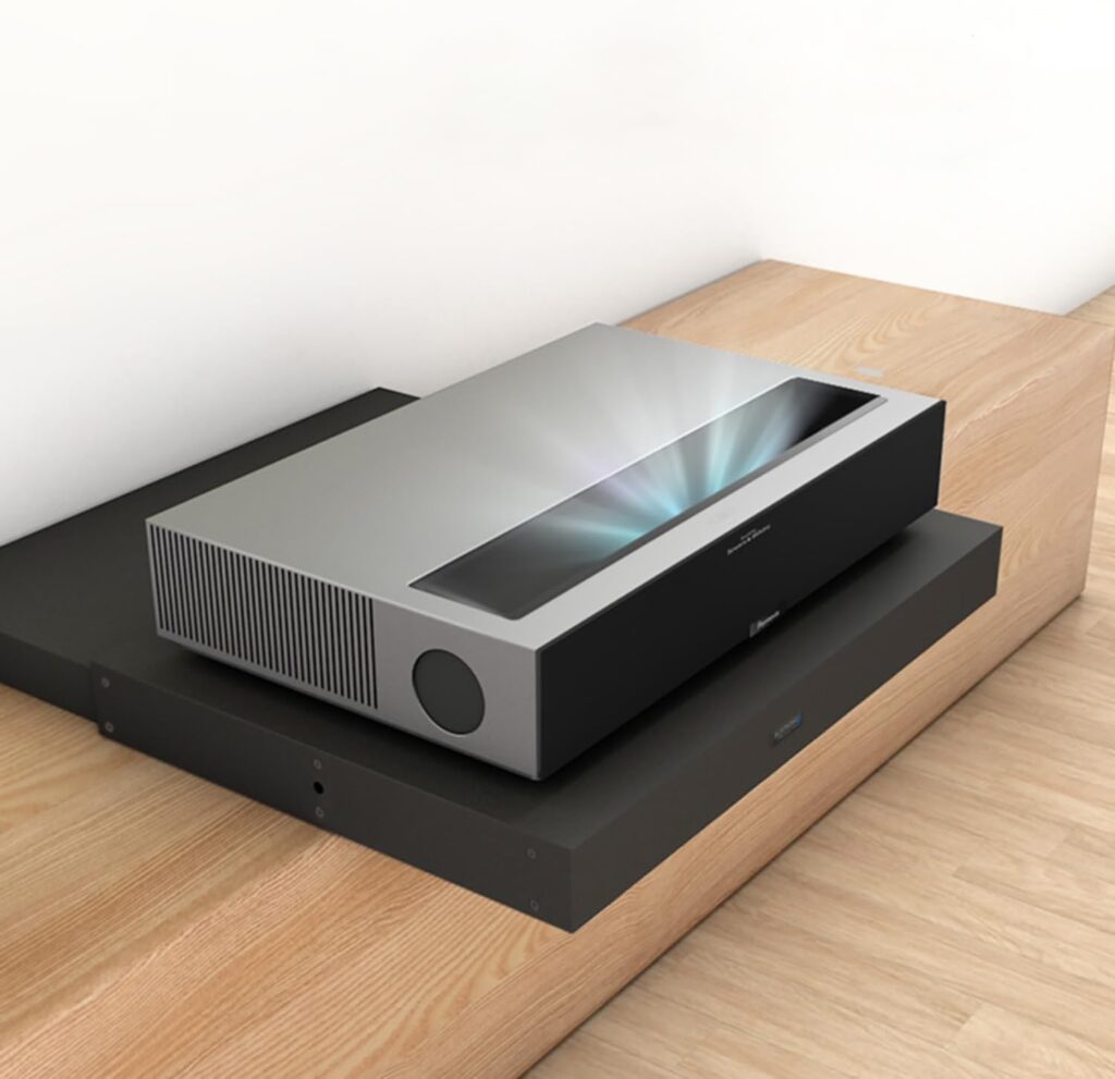 NothingProjector Motorized Sliding Tray for Ultra Short Throw Projector, Intelligent Slider for UST Laser TV | Extend to 150″ | Automatically Retractable Telescopic | Syncs Projector’s Power