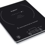 BergHOFF Tronic Tempered Glass Touch Screen Induction Cooktop 1800W, Auto-pan Detection, 14″ Black Shatter-resistant