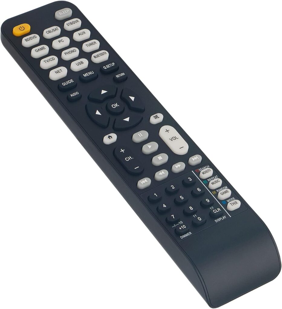 Replace Remote Control compatible with Onkyo AV Receiver TX-NR595 TX-NR696 TX-NR797 TX-RZ840 TX-SR393 TX-SR494 HT-R398 HT-S3910 RC-970R RC-971R RC-972R Stereo 7.2 Channel Network Audio Video Receivers