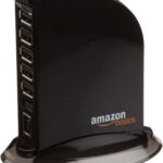 Amazon Basics 7 Port USB 2.0 Hub Tower with 5V/4A Power Adapter, Black