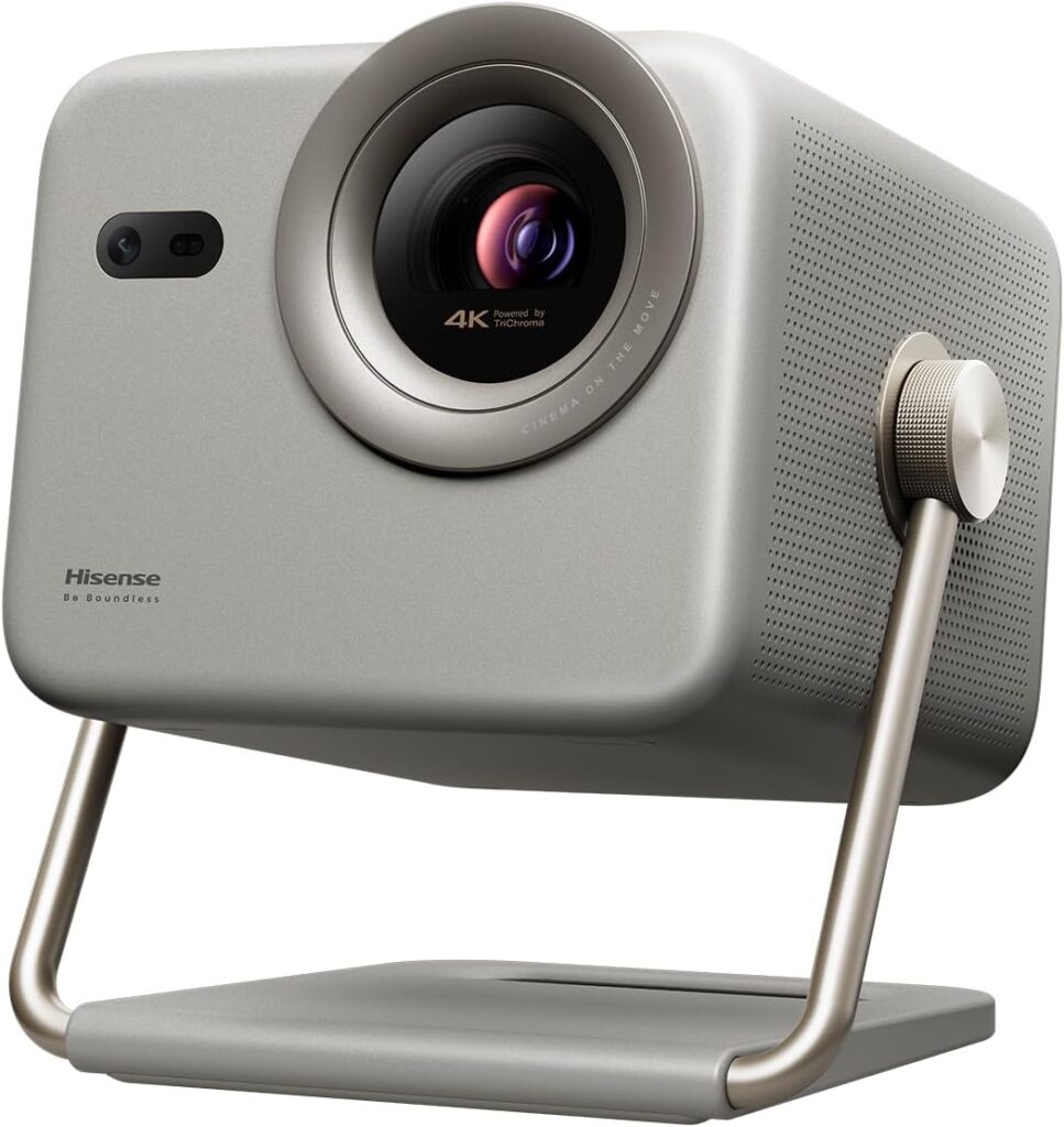 Hisense M2 Pro, Triple Laser Smart Portable Lifestyle Projector, 4K UHD, 65” – 200”, 1,300 Lumens, Dolby Vision,Optical Zoom, Intelligent Screen Adjustments, Vidaa OS, Netflix Included, Dolby Audio