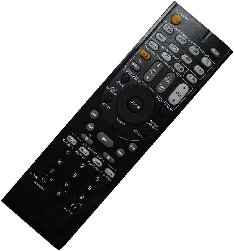 Hotsmtbang Replacement Remote Control Compatible for Onkyo RC-738M HT-RC160 TX-SR607 TX-SR607S RC-742M TX-NR807 HT-RC260 7.2-Channel A/V Surround Home Theater Receiver