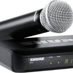Shure BLX24/SM58 Wireless Microphone System – 14-Hour Battery Life, 300 ft Range, UHF | Includes SM58 Handheld Vocal Mic, Single Channel Receiver | H10 Band (BLX24/SM58-H10)
