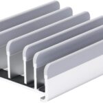 Elestoria Adjustable Laptop Stand – Fits 5 Devices, Modern Design, Tool Free Adjustment, Protective & Stable