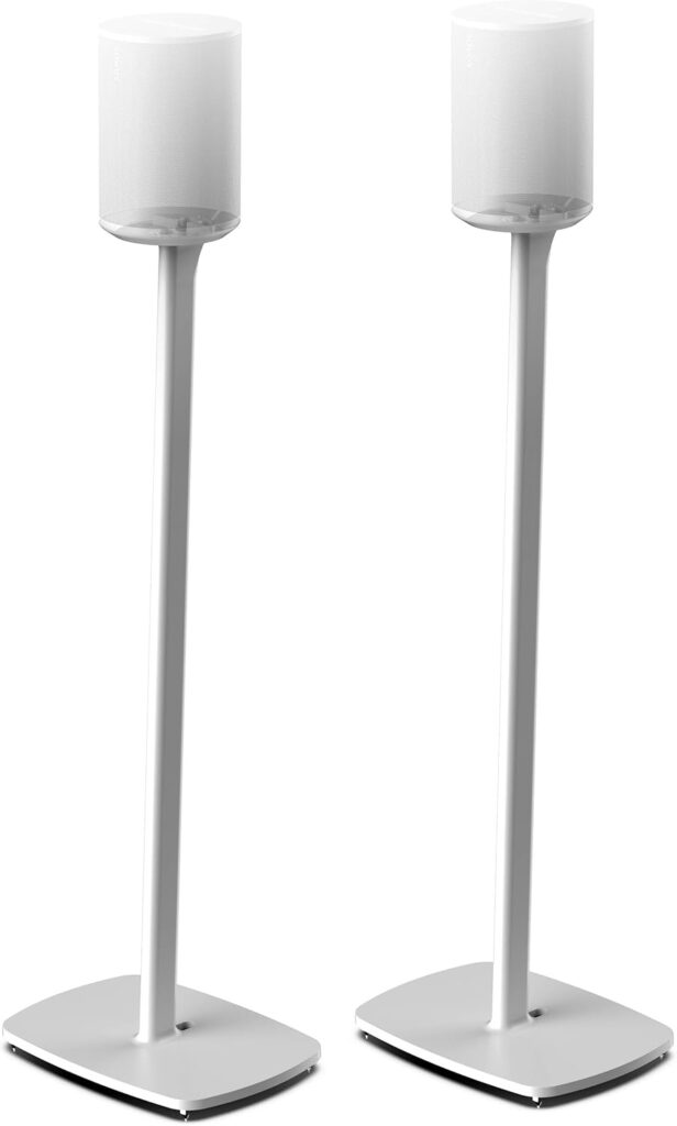 Flexson Floor Stand for Sonos Era 100 Speaker (White, Pair)