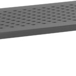 Husky Mounts Monitor Riser Laptop Stand, Adjustable Legs, Stackable, 14.5″ x 9.25″ x 3.25″ Max Height, Matte Black Steel, 1 Stand