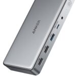 Anker 10-in-1 USB C Docking Station, Displaylink Docking Station with Dual HDMI and DisplayPort for Windows Laptops, MacBook Air/Pro 13/16 inch and More