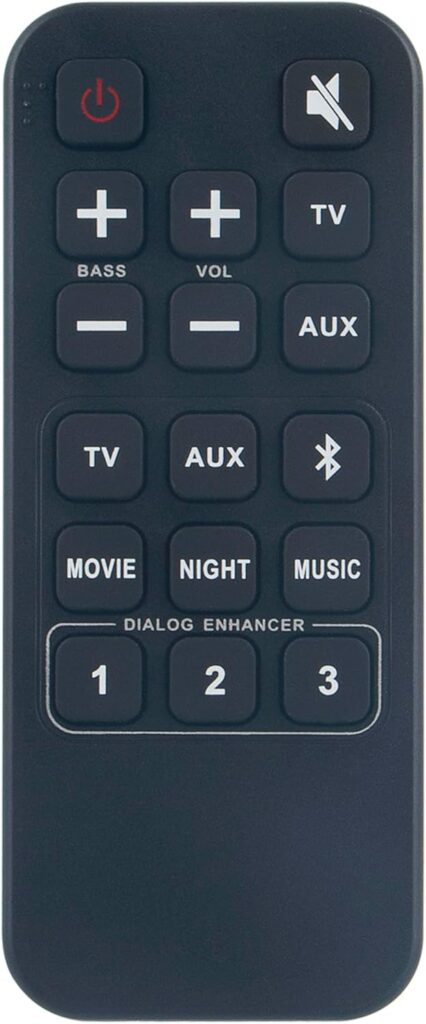 RC-1230 RC1230 Replace Remote Control Compatible with Denon Home Theater System Soundbar DHT-S316 DHTS316