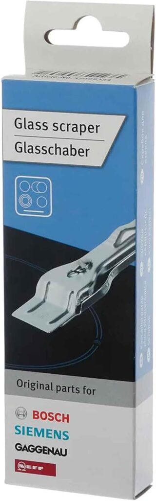 Bosch 17000334 Cooktop Glass Scraper for Induction + Electric Cooktops
