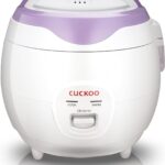 CUCKOO Basic Rice Cooker 6-Cup Uncooked / 12-Cup Cooked, Versatile Rice Maker with Non-Stick Inner Pot, Easy to Use, Auto Keep Warm, White / Purple (CR-0671V)