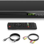 HD Blu Ray Player, Blue Ray/DVD/CD Player for TV, Play Region A/1 Blu-ray Disc and All Region DVD Discs, Blu-ray DVD Player with HDMI/AV/Coaxial Output, USB Input, Built-in PAL NTSC (Zone 1 Blu-ray)
