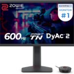 BenQ Zowie XL2586X+ 24.1 New Fast TN 600Hz Gaming Monitor, DyAc 2, 1080p, Auto Game Mode by XL Setting to Share, Height Adjustment Powered by Industrial-Grade Bearing Design, S Switch, Shielding Hood