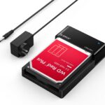 ORICO External USB 3.0 to SATA Hard Drive Lay-Flat Docking Station for 2.5 or 3.5in HDD, SSD Up to 24TB [Support UASP]