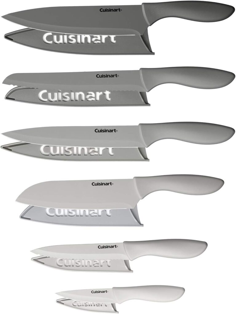 Cuisinart Advantage 12-Piece Gray Knife Set with Blade Guards C55-12PCG