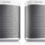 Sonos Play:1 2-Room Wireless Smart Speakers for Streaming Music – Starter Set Bundle (White), Compatible with Alexa (Renewed)