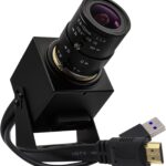 SVPRO 4K 60fps USB Camera with 2.8-12mm Manual Zoom Lens, HDMI/USB3.0 Dual Output, H.264/MJPEG, 4X Optical Zoom Webcam for PC, Mac, Raspberry Pi, Live Streaming, Video Conferencing, TV Monitor