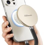 GiGimundo GQ20 Ultra-Slim USB-C Magnetic Portable SSD 512GB – Max 20Gbps High-Speed, Compact Stylish External Drive for Windows, Mac, Android – Round Design, Fast File Transfer