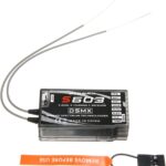LICHIFIT 6 Channels 2.4GHz S603 Aircraft Receiver for JR/Spektrum DSM-X DSM2 Remote Control Ultra Long Range 6CH 3.5-9.6V Receiver