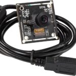 Arducam 100fps Mono Global Shutter USB Camera, 720P OV9281 UVC Webcam Module with Low Distortion M12 Lens Without Microphones, for Computer, Laptop, Android and Raspberry Pi