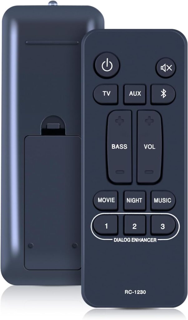 RC-1230 New Replacement Remote Control Compatible for Denon Soundbar Home Theater DHT-S216 DHT-S216H DHT-S316