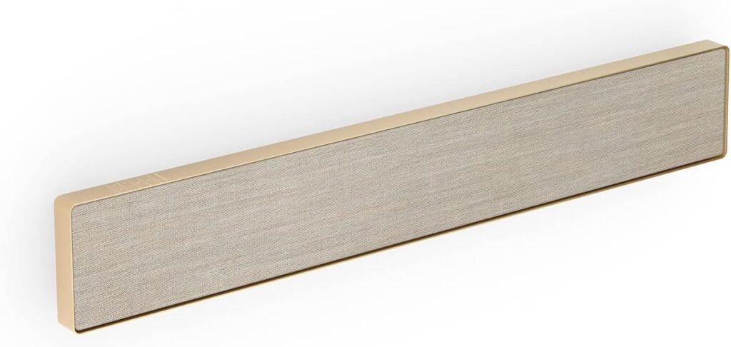 Bang & Olufsen Beosound Stage – Dolby Atmos Soundbar – TV and WiFi Speaker, Gold Tone/Golden