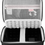 BOVKE Hard Drive Case for WD Elements My Book Seagate Expansion Desktop External Hard Drive HDD 6TB 8TB 10TB 12TB 14TB 16TB 18TB, 3.5 Inch Portable Desktop HDD Carrying Case, Black