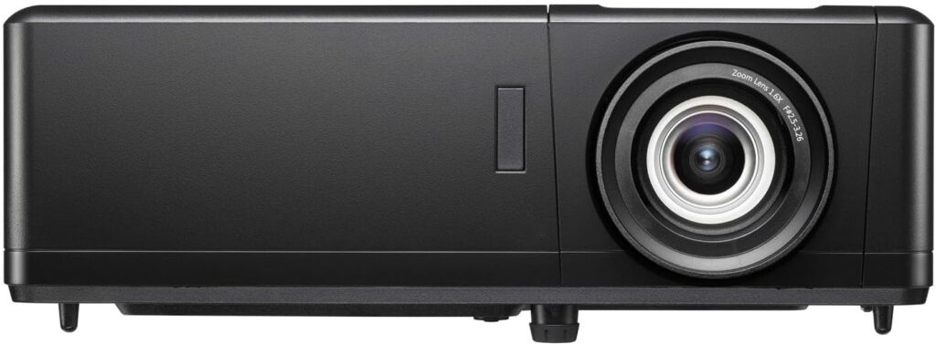 Optoma UHZ50e True 4K UHD Projector with Enhanced Gaming Mode 4ms Input Lag – HDR and HLG Input, 2500 Lumens Brightness, Built-in Speaker, Compatible with Alexa and Google