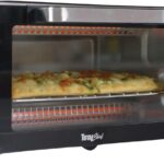 Total Chef Toaster Oven – 4 Slice Toaster Compact Size Conventional Countertop Kitchen Appliance Pequeños Tostador Horno Toast Bread Slices, Bagels, Bake, Pizza, Broil, Black