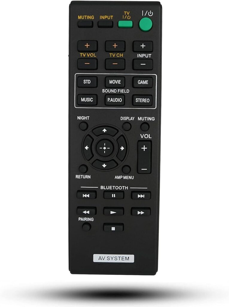 Replacement Remote Control fit for Sony RM-ANP109 RM-ANP105 149224811 2.1 Channel Surround Sound Bar Home Theater System