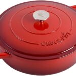 Crock-Pot Crock Pot Artisan Enameled Cast Iron Braiser W/Lid, 5 Quart, Scarlet Red
