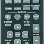 AULCMEET 5IN1 RAV472 RAV501 RAV505 RAV506 RAV507 New Replacement Remote Control fit for Yamaha AV Receiver RXA830 RXA840 RAV537 RX-V775 RX-V675 RX-V1075 RX-A1030 RX-A830 RX-A3040 RX-A2040 HTR-6065