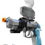 WonderFitter M9 VR Pistol Controller for Meta Quest 2/3/3S SteamVR HTC Vive PICO Realistic Shooting Simulator with Recoil Trigger Pull Detachable Magazine FPS Gun Accessory for Pavlov Onward Half-Life