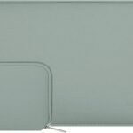 MOSISO Laptop Case 13.3 inch, 13-13.3 inch Laptop Sleeve Bag Compatible with MacBook Air/Pro 13/Pro 14 M5 M4 M3 M2 M1, HP Dell ASUS Lenovo, Neoprene Computer Sleeve Bag with Small Case, Antique Green
