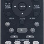 RC-736M Replacement Remote Control fit for Onkyo Home Theater System HT-S5200 HT-R570 HTP-570 HTS5200B HT-S5200S SKF-570L SKF-570R SKC-570 UP-A1L SKR-570L SKB-570R SKR-570R SKB-570L SKW-570