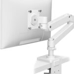 Ergotron – Upgraded LX Pro Premium Monitor Arm, Single Monitor Desk Mount – fits Flat Curved Ultrawide Computer Monitors up to 34 Inches, 4 to 22 lbs, VESA 75x75mm or 100x100mm – White