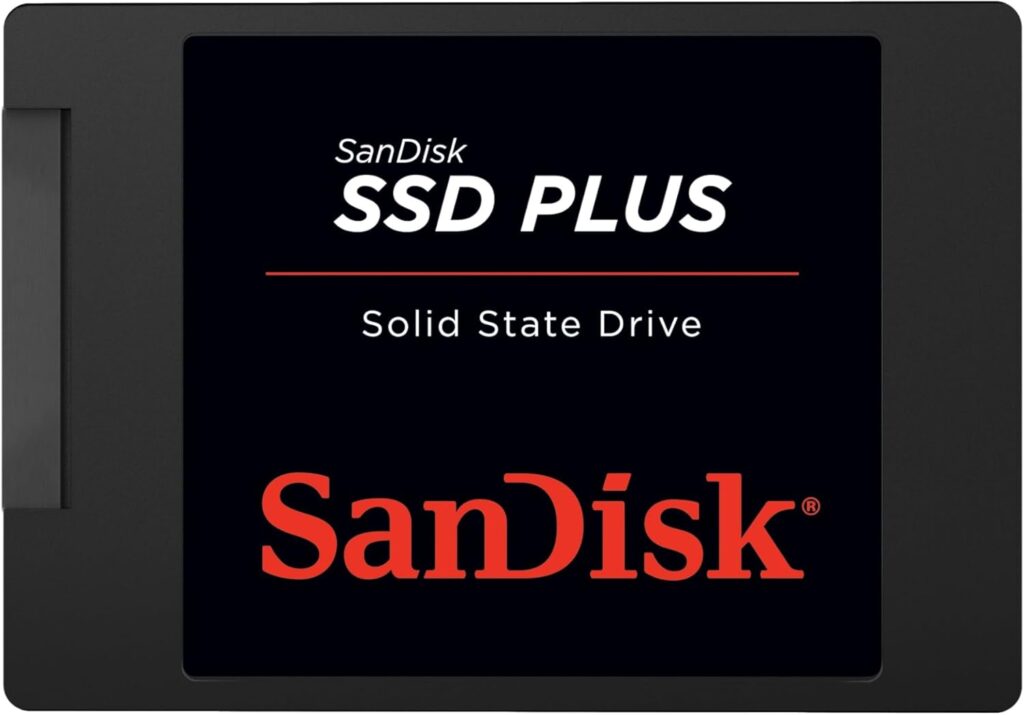 SanDisk SSD PLUS 1TB Internal SSD – SATA III 6 Gb/s, 2.5″/7mm, Up to 535 MB/s – SDSSDA-1T00-G27