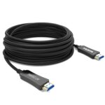 Fiber Optic HDMI Cable 328ft, Fiber HDMI Cable Supports 4K@60Hz, 4:4:4/4:2:2/4:2:0, HDR, Dolby Vision, HDCP2.2, ARC, 3D, High Speed 18Gbps, Slim and Flexible HDMI Fiber Optic Cable