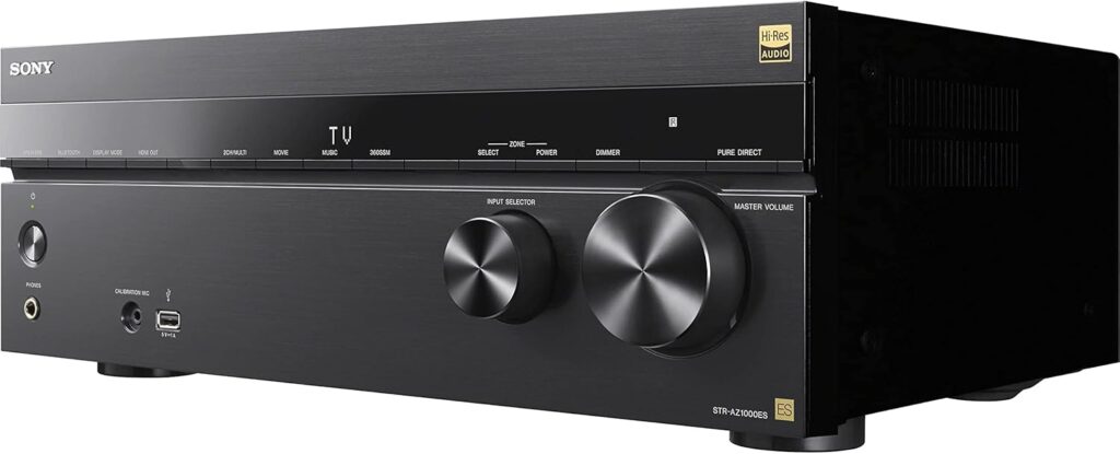 Sony STR-AZ1000ES 7.2 Channel 8K Home Theater AV Receiver with Dolby Atmos (Renewed)